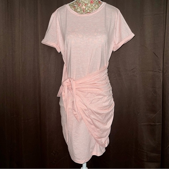 tie front round neck dress- NWOT PF - Picture 1 of 7